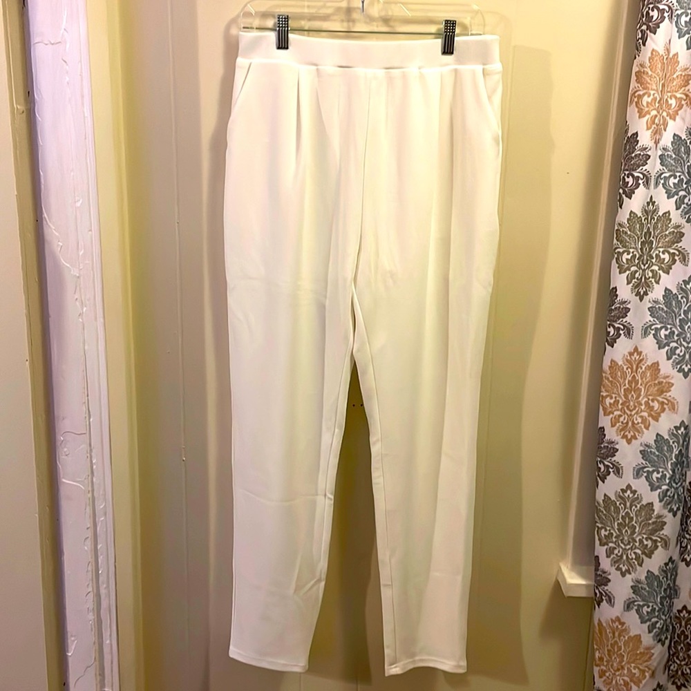 White Emery Rose Pants